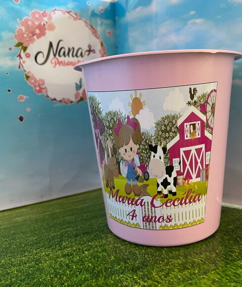 Balde De Pipoca Personalizado