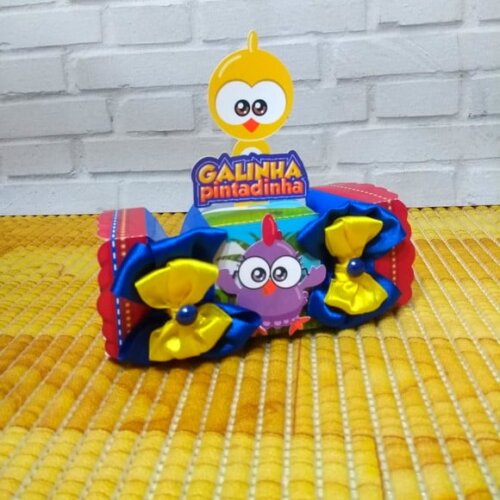 Caixa Bala Galinha Pintadinha