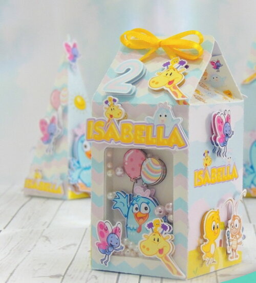 Caixa Milk Galinha Pintadinha com Visor