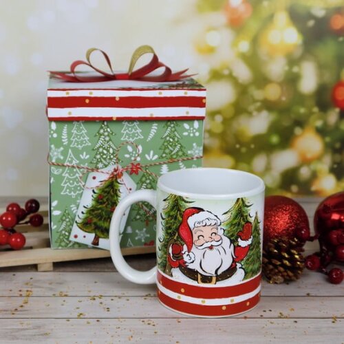 Caneca Personalizada com Caixa Explosão - Natal