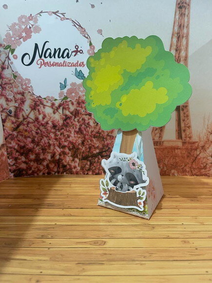 Kit :110 Lembrancinhas Personalizadas Bosque Encantado Menin