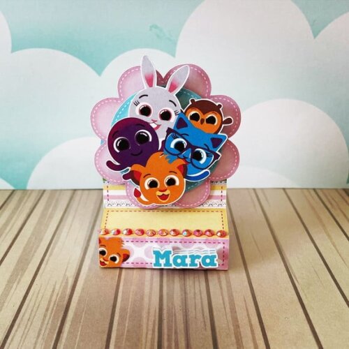 Kit 30 Caixas Personalizadas Bolofofos Menina
