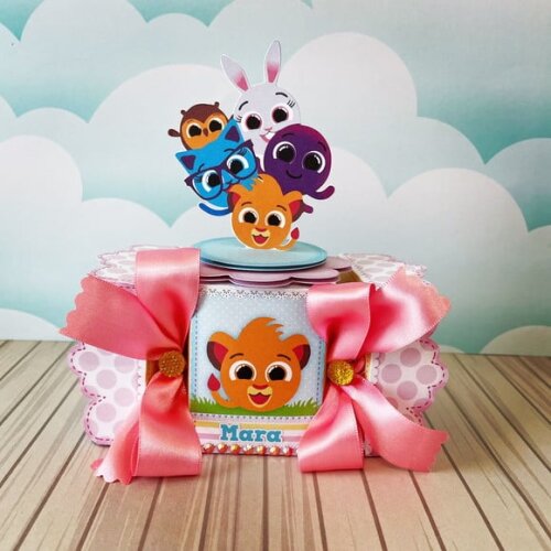 Kit 30 Caixas Personalizadas Bolofofos Menina