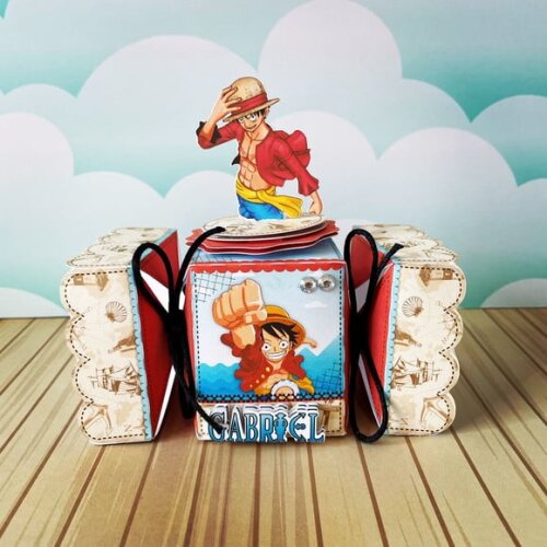 Kit 30 Caixas Personalizadas One Piece