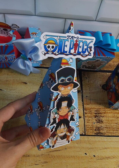 Kit 30 Caixas Personalizadas One Piece