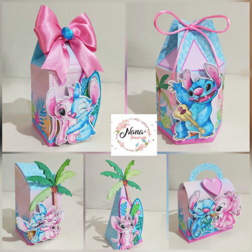 Kit 30 Lembrancinhas Personalizadas Stitch