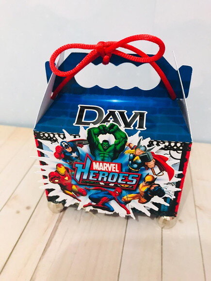 Kit 40 Lembrancinha Personalizada Super Heróis