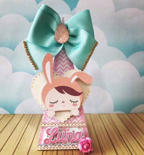 Kit 45 Caixas Personalizada Boneca Metoo Doll