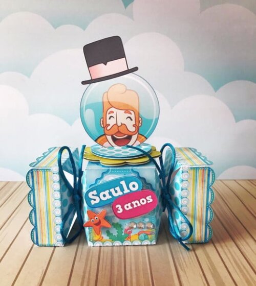 Kit 45 Personalizadas Mundo Bita