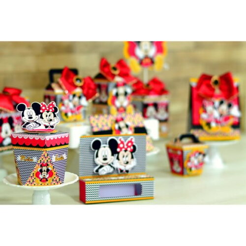 Kit 45lembrancinhas Personalizadas Minnie e Mickey