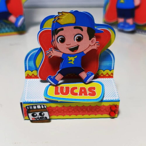 Kit 50 Itens de Personalizados Lucas Neto