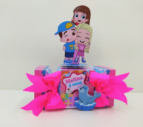 Kit 50 Itens de Personalizados Lucas Neto Menina