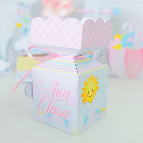 Kit de Personalizados Chuva Amor (30 Itens)