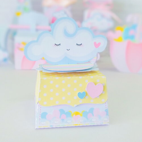 Kit de Personalizados Chuva Amor (30 Itens)