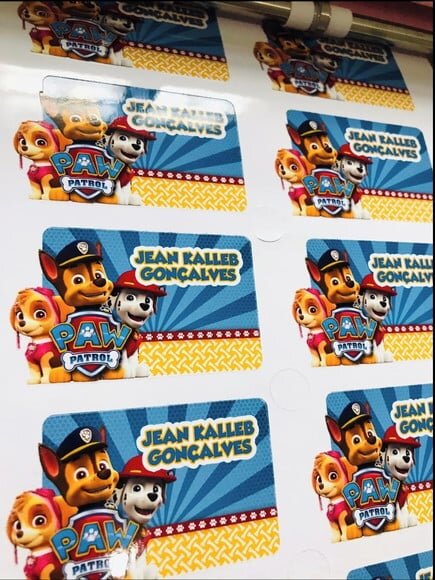 Kit Etiqueta Escolar Personalizada