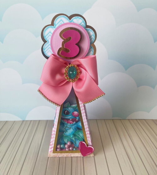 Kit Festa Stitch Aquarelado (40 Itens)