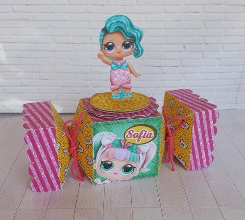 Kit Festa: 60 Lembrancinhas Personalizadas Lol Surprise