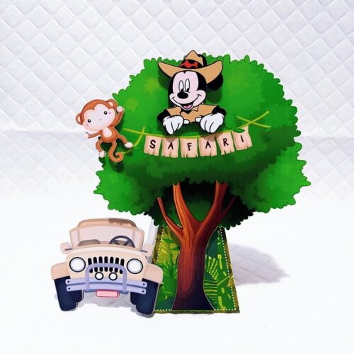 Kit: 100lembrancinhas Personalizadas Mickey Safari