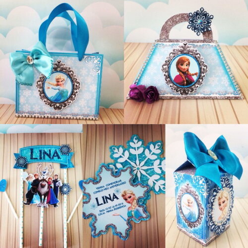 Kit: 110 Lembrancinhas Personalizadas Frozen