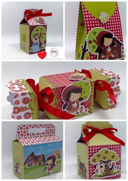 Kit: 145 Lembrancinhas Personalizadas Chapeuzinho Vermelho