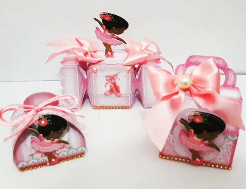 Kit: 30 Lembrancinhas Personalizadas Bailarina