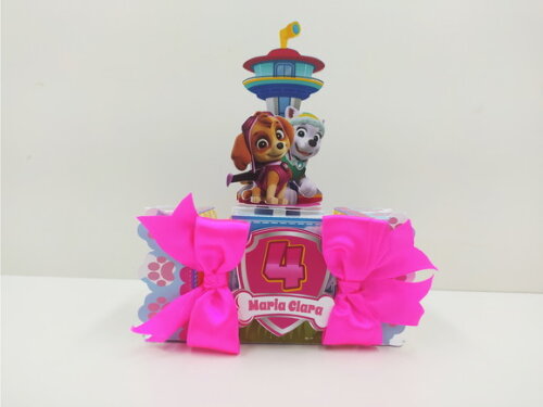 Kit: 30 Lembrancinhas Personalizadas Patrulha Canina Menina