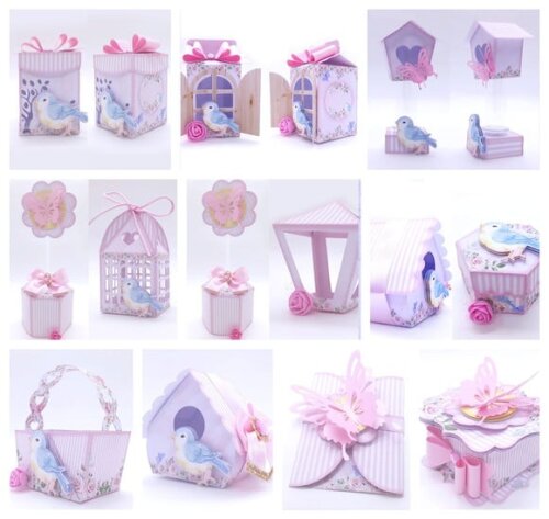 Kit: 40 Lembrancinhas Personalizadas Jardim Encantado Luxo