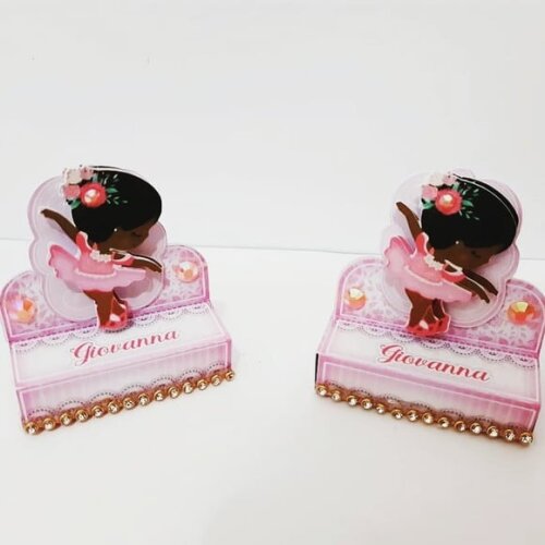 Kit: 45 Lembrancinhas Personalizadas Bailarina