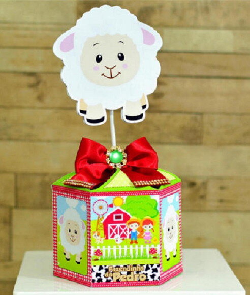 Kit: 50 Lembrancinhas Personalizadas Fazendinha Luxo