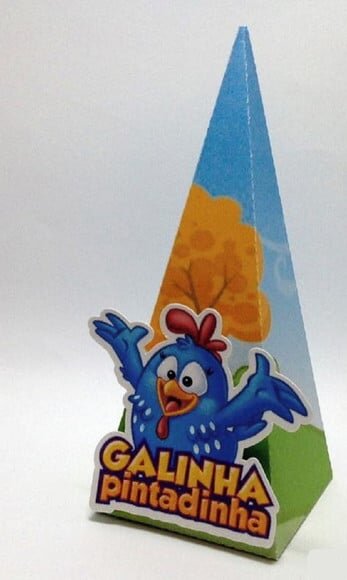 Kit: 60 Lembrancinhas Personalizadas A Galinha Pintadinha