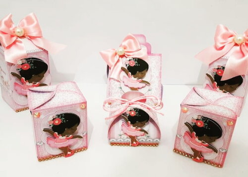 Kit: 60 Lembrancinhas Personalizadas Bailarina