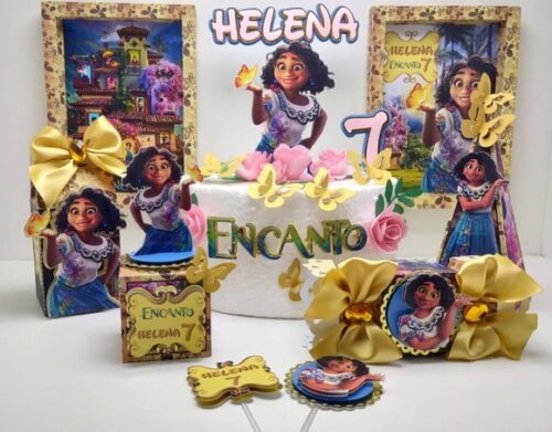 Kit: 60 Lembrancinhas Personalizadas Encanto