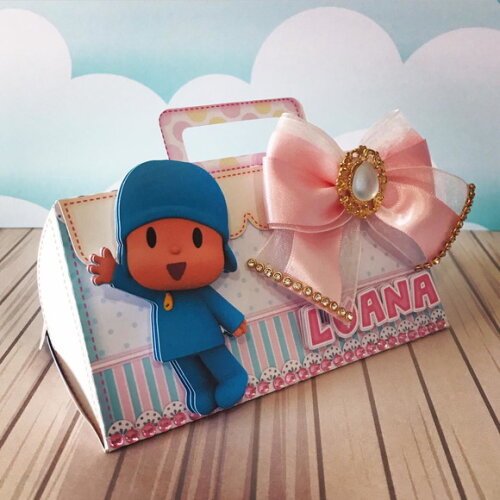 Kit: 60 Lembrancinhas Personalizadas Pocoyo Candy