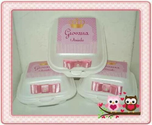 Marmitinha Personalizadas de Isopor
