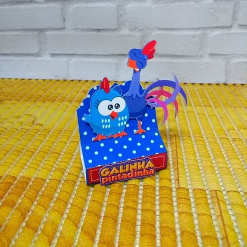 Porta Bis Duplo a Galinha Pintadinha