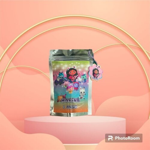 Saquinhos Personalizados Metalizado Zip Lock - a Casa Magica