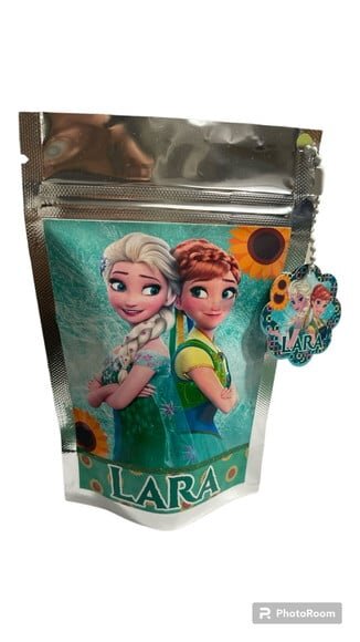 Saquinhos Personalizados Metalizado Zip Lock -frozen