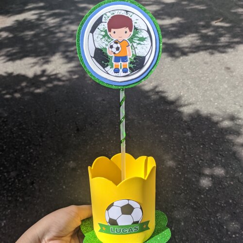 10 Centros de Mesa Futebol Copa em Eva