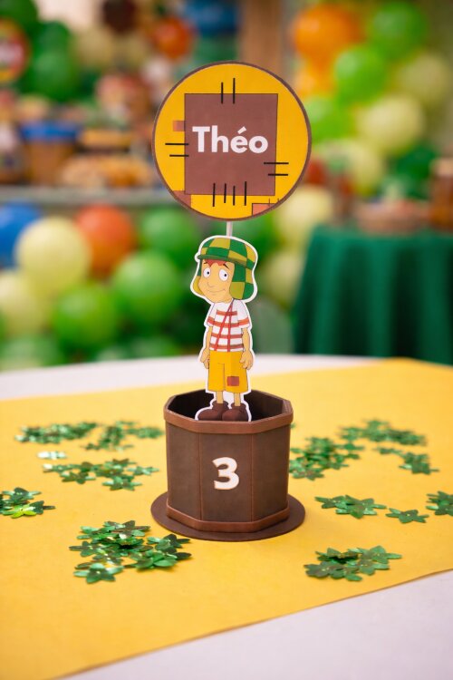 10 Centros de Mesa Chaves / Enfeite de mesa Chaves em EVA