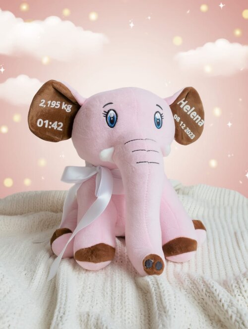 Elefante personalizado. Nosso elefante da memória é personaliza