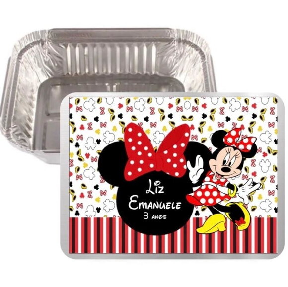 120 Marmitinhas Personalizadas no Tema da Festa
