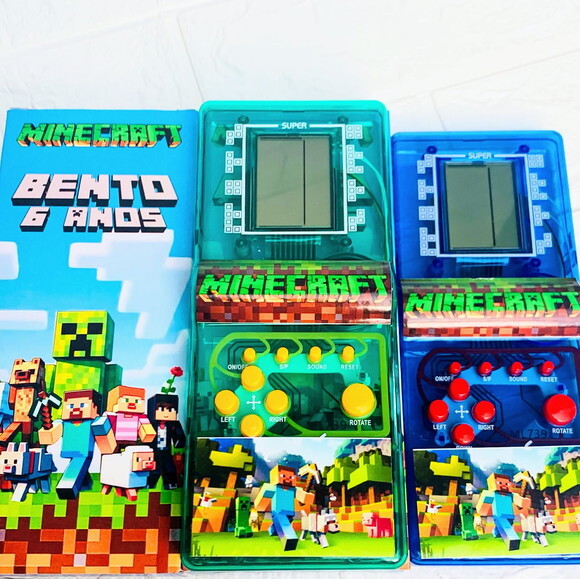 Mini Game Tetris Minecraft Personalizado 20 UNIDADES
