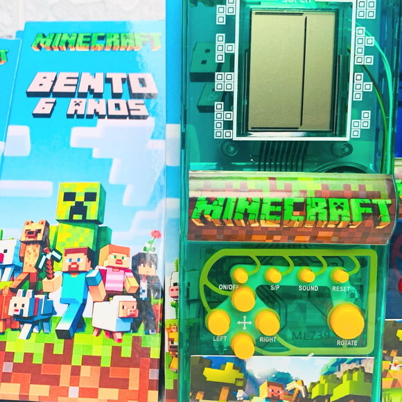 Mini Game Tetris Minecraft Personalizado 20 UNIDADES