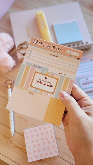 Bloco Planner Diário