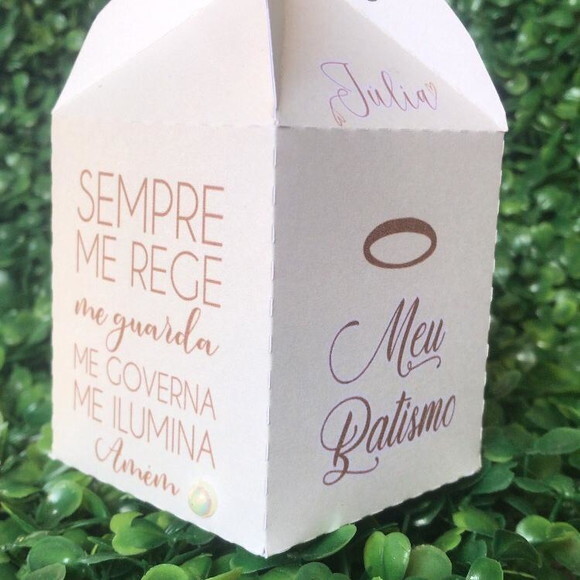 Caixa Bolsinha Batismo Neutro