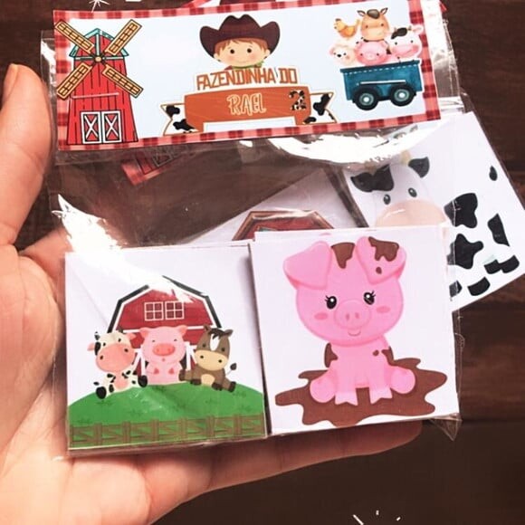 Jogo da Memória Fazendinha Personalizado em Diversos Temas.