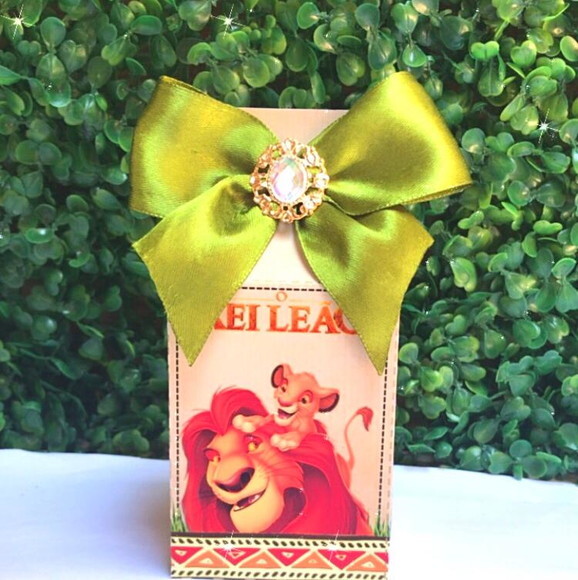 Kit 15 Caixas o Rei Leão Personalizado