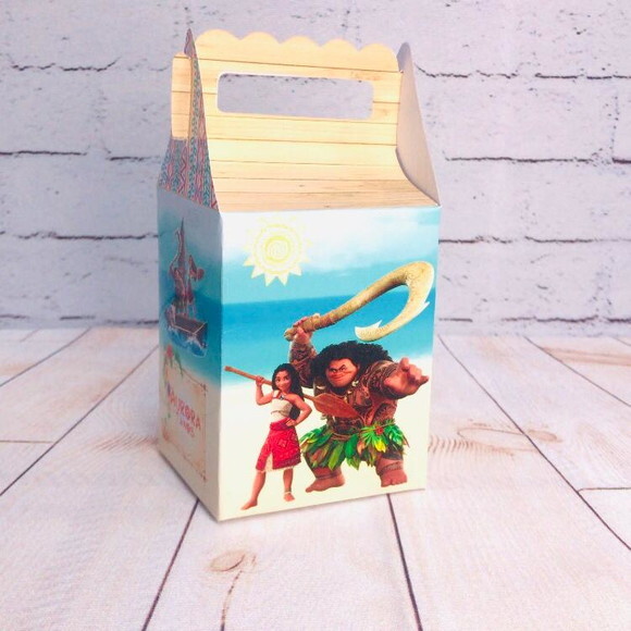 Kit 40 Caixas Personalizadas Moana 2