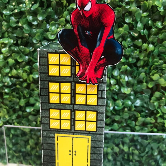 Kit 50 Caixas Homem Aranha Personalizadas