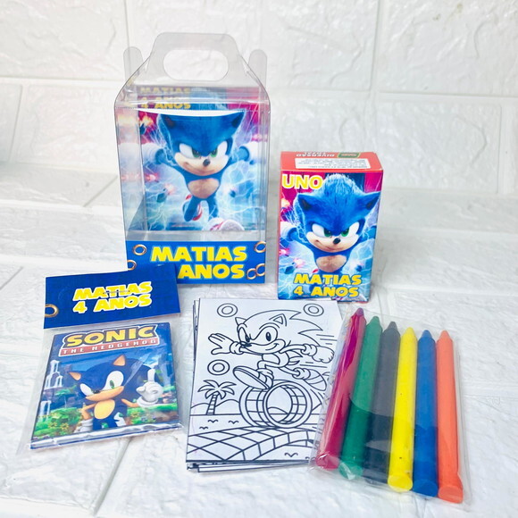Kit Diversão Sonic / Personalizado em Outros Temas